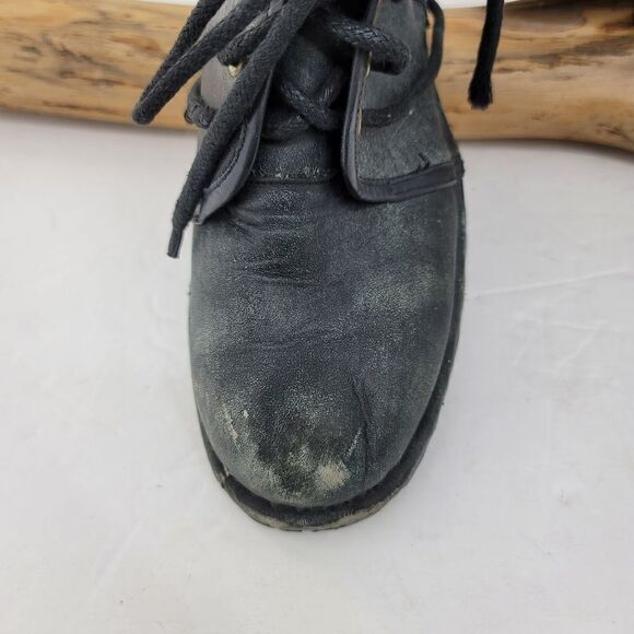 Jeffrey campbell distressed black leather open back booties - Picture 3 of 12